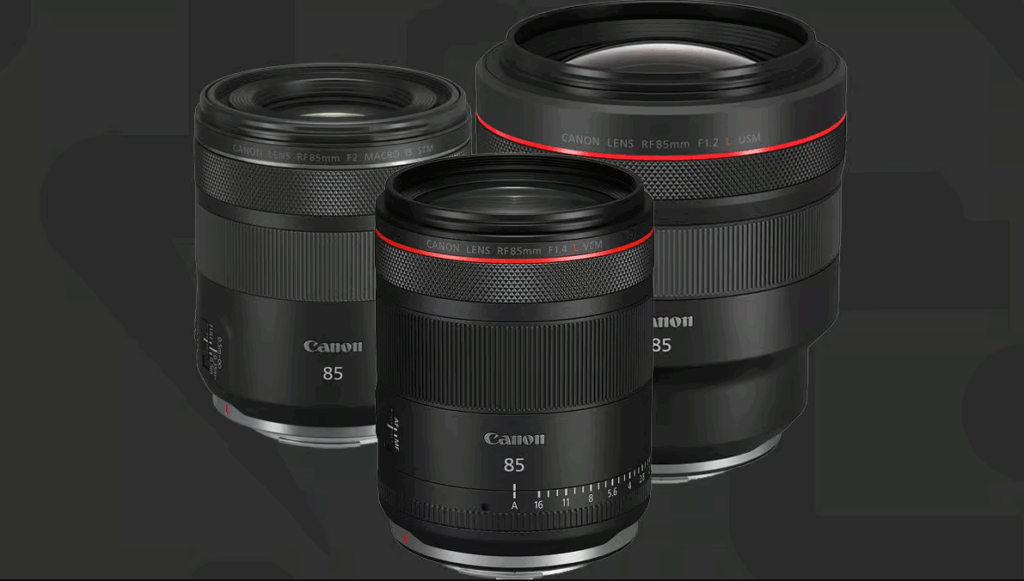 Canon RF 85mm 단렌즈 3종 비교 – f/2 STM, f/1.4L VCM, f/1.2L USM