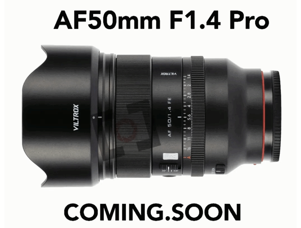 Viltrox AF 50mm f/1.4 PRO 렌즈 공식 티저 이미지 – Coming Soon